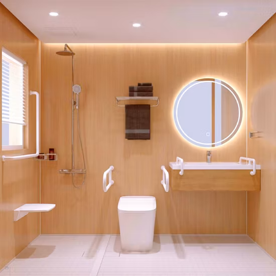 Unidad residencial del hotel Sally, venta al por mayor, cuarto de ducha, casa prefabricada, vainas de baño modulares prefabricadas para el hogar